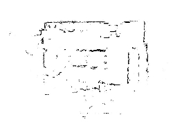 A map generated by a laser range finder